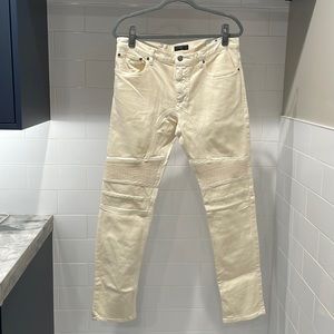 Belstaff men’s cream Moto jeans
